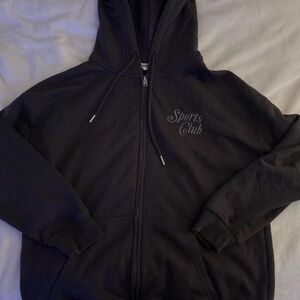 Garage Charcoal Zip-Up Hoodie